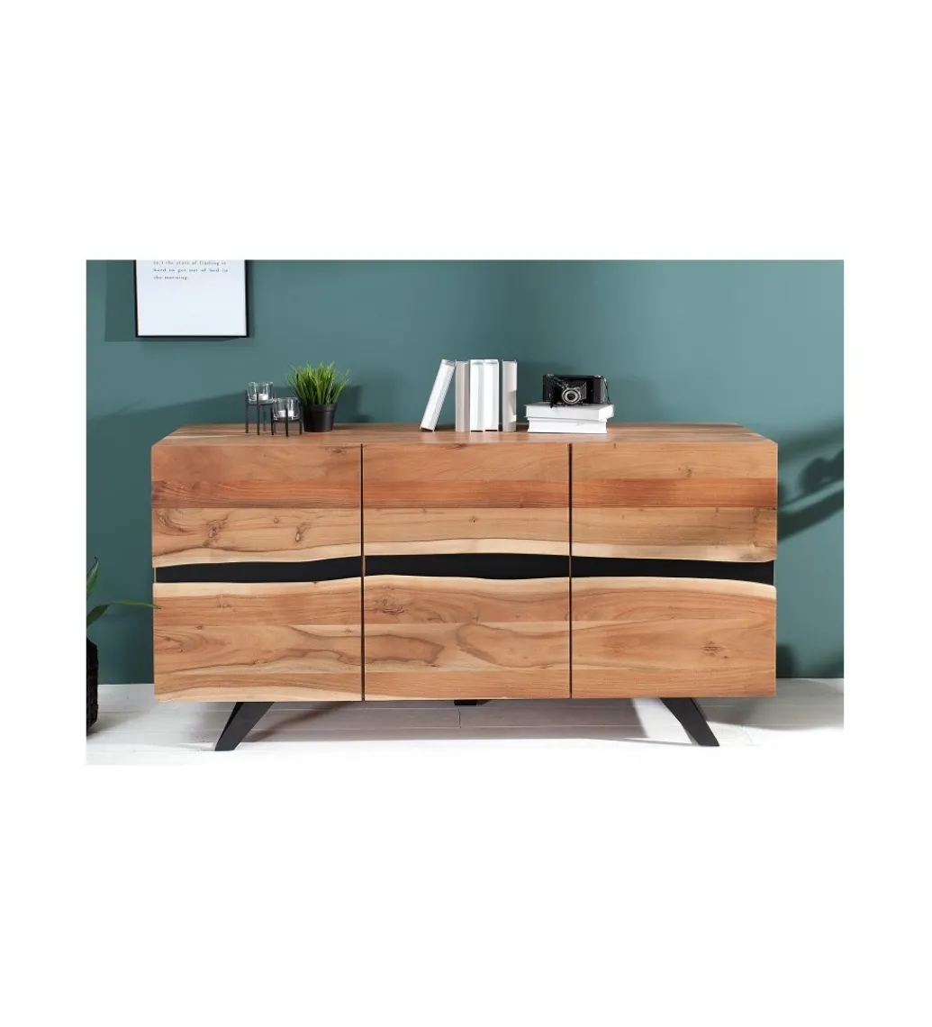Komoda EUFRAT Amazonas 150 cm drewno akacja*Invicta Interior - przedsprzedaż Discount