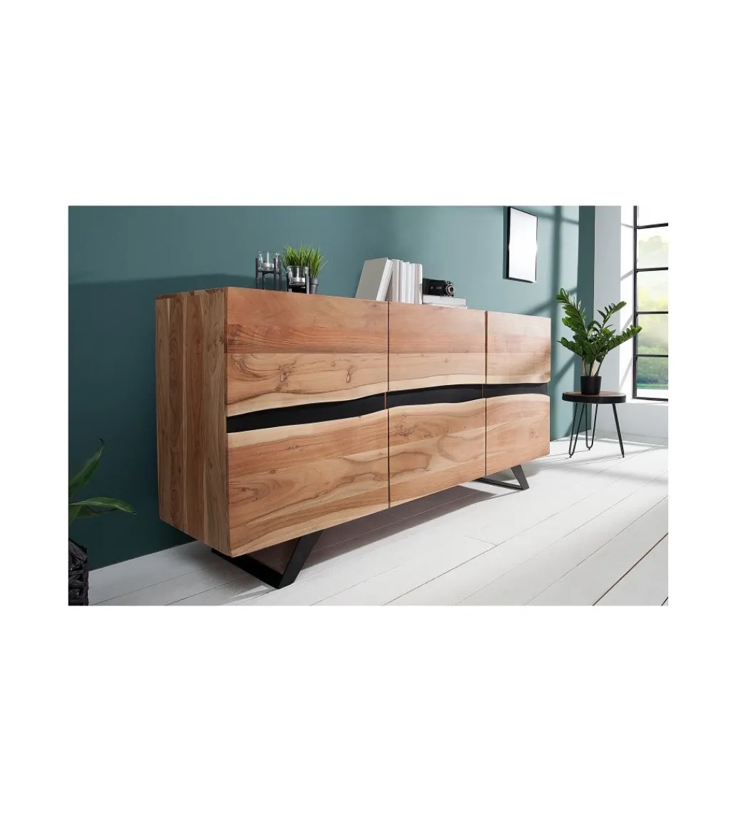 Komoda EUFRAT Amazonas 150 cm drewno akacja*Invicta Interior - przedsprzedaż Discount