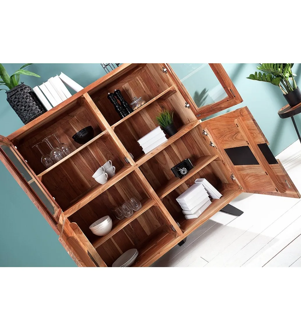Komoda EUFRAT Amazonas 140 cm drewno akacja*Invicta Interior