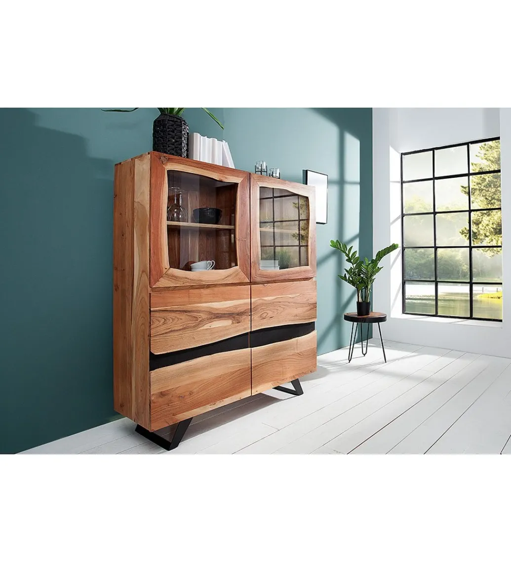 Komoda EUFRAT Amazonas 140 cm drewno akacja*Invicta Interior