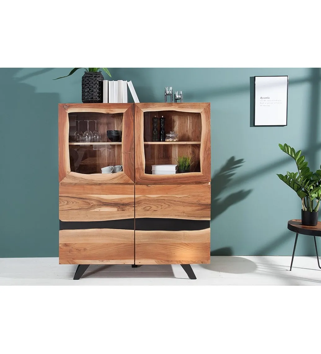 Komoda EUFRAT Amazonas 140 cm drewno akacja*Invicta Interior