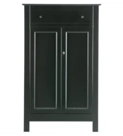 Komoda EVA 150 cm drewno sosna czarna*WOOOD Outlet