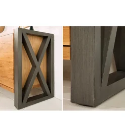Komoda FACTORY Thor 200 cm drewno dziki dąb*Invicta Interior Outlet