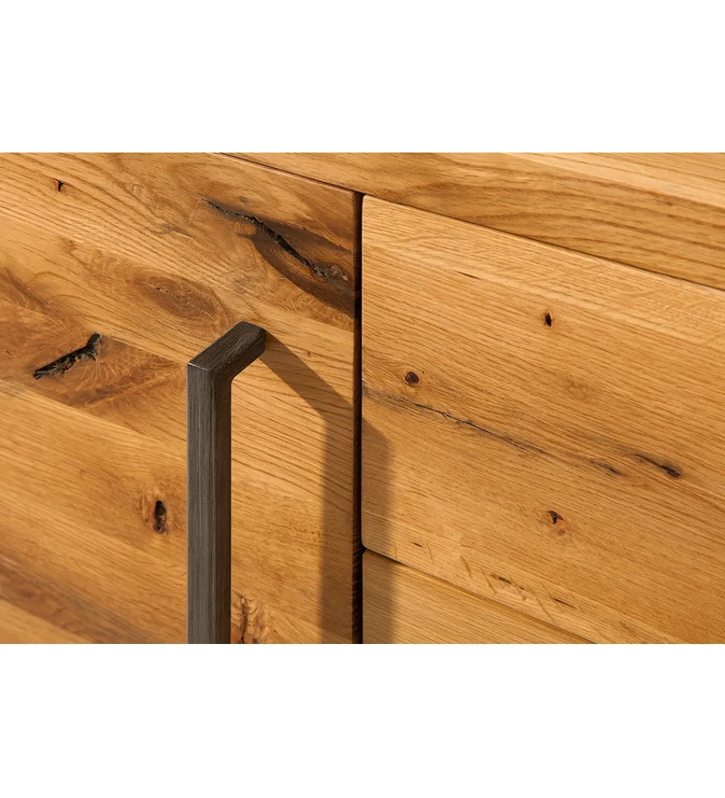Komoda FACTORY Thor 200 cm drewno dziki dąb*Invicta Interior Outlet