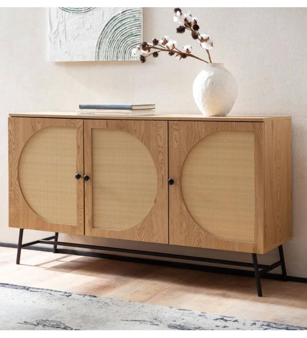 Komoda FONTA 140 cm w optyce dębu*WOHNLING, GERMANY Sale