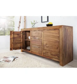 Komoda FOREST Lagos 135 cm drewno Sheesham*Invicta Interior Best