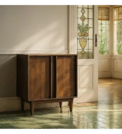Komoda GARREL 90 cm drewno mango brązowa*Zona-Design Hot