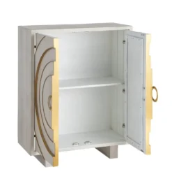 Komoda GEMANAT 113 cm drewno mango biała*Zona-Design