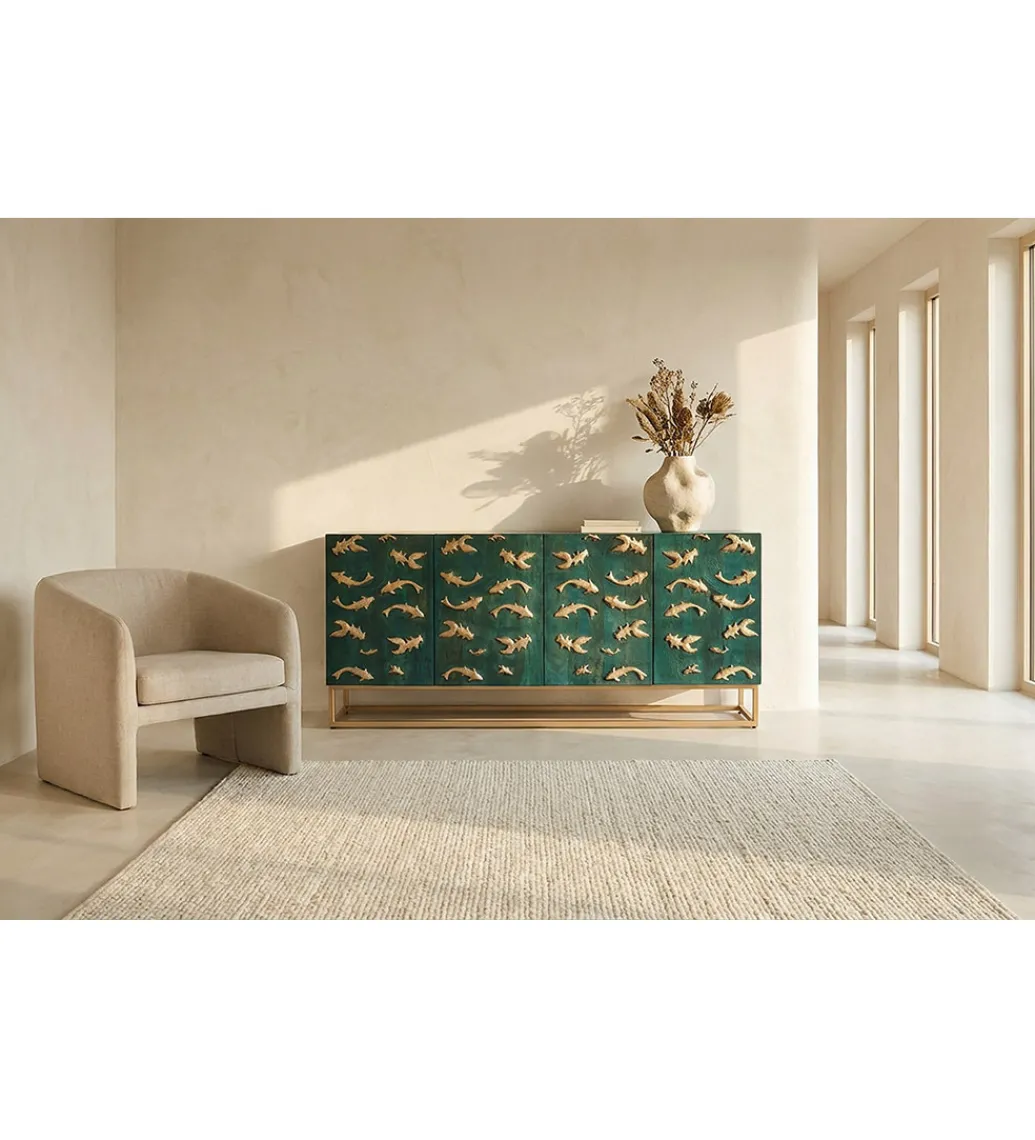 Komoda GIULIO 180 x 80 cm naturalna*Invicta Interior Sale