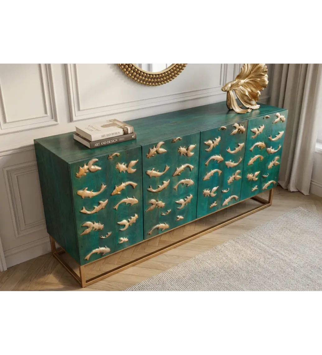Komoda GIULIO 180 x 80 cm naturalna*Invicta Interior Sale