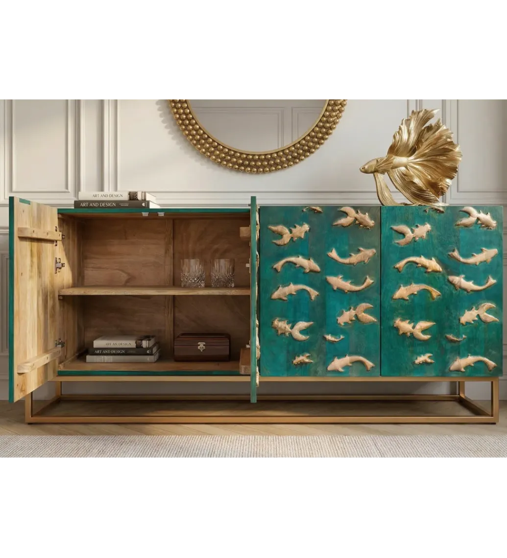Komoda GIULIO 180 x 80 cm naturalna*Invicta Interior Sale