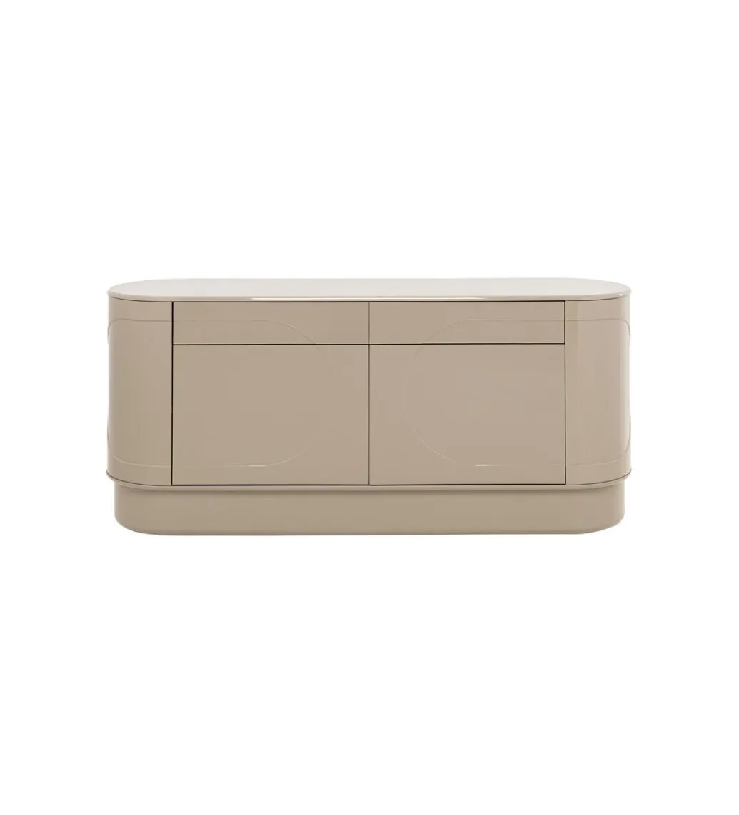 Komoda GLOSSY 160 x 76 cm taupe*KARE Discount