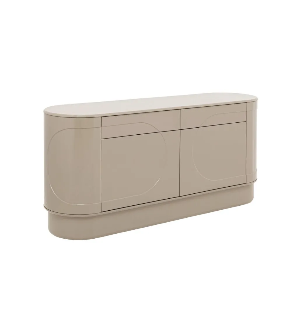 Komoda GLOSSY 160 x 76 cm taupe*KARE Discount