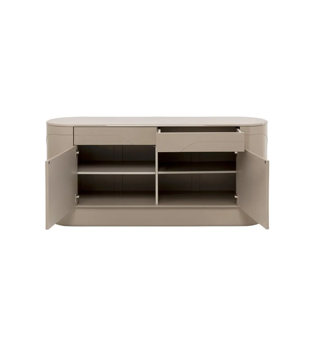 Komoda GLOSSY 160 x 76 cm taupe*KARE Discount