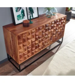 Komoda GOBIN 145 cm drewno sheesham*WOHNLING, GERMANY Outlet
