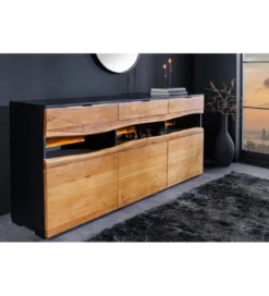 Komoda GRAND ACACIA 180 cm drewno akcja LED*Invicta Interior New