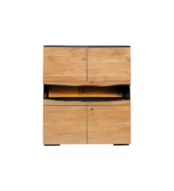 Komoda GRAND ACACIA 120 cm drewno akcja LED*Invicta Interior - przedsprzedaż