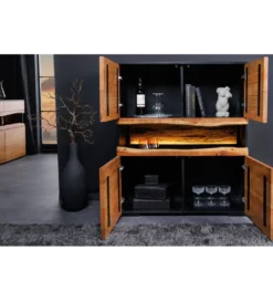 Komoda GRAND ACACIA 120 cm drewno akcja LED*Invicta Interior - przedsprzedaż