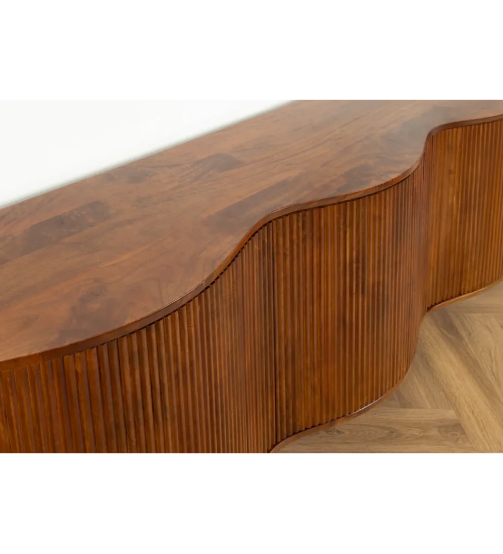 Komoda GRANDEUR 180 cm drewno mango brązowa*Invicta Interior - przedsprzedaż New