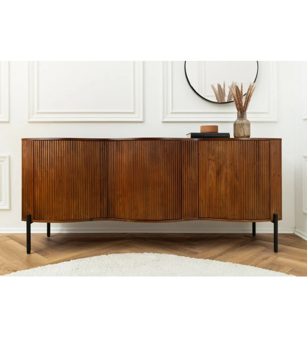 Komoda GRANDEUR 180 cm drewno mango brązowa*Invicta Interior - przedsprzedaż New