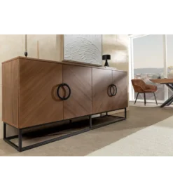 Komoda GRANDEZZA 180 cm kolor drewna orzecha*Invicta Interior - przedsprzedaż Best
