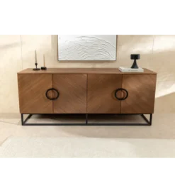 Komoda GRANDEZZA 180 cm kolor drewna orzecha*Invicta Interior - przedsprzedaż Best