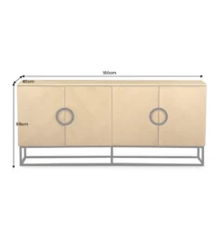 Komoda GRANDEZZA 180 cm kolor drewna dębu*Invicta Interior Sale