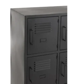 Komoda HULK 86 cm czarna*J-Line Discount