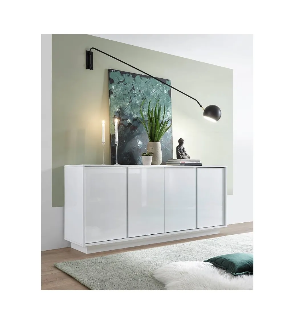 Komoda ICEE 180 cm biała*MCA Linia Włoska