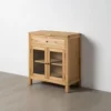 Komoda INMORETI 89 cm drewno mindi naturalne*Zona-Design Hot