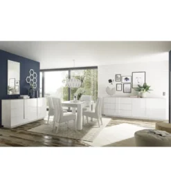 Komoda JUPITER 241 cm biała*MCA Linia Włoska Discount