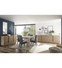 Komoda JUPITER 241 cm w kolorze dąb Mercure*MCA Linia Włoska Best