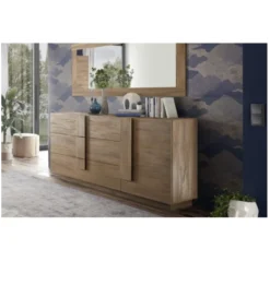 Komoda JUPITER 182 cm w kolorze dąb Mercure*MCA Linia Włoska New