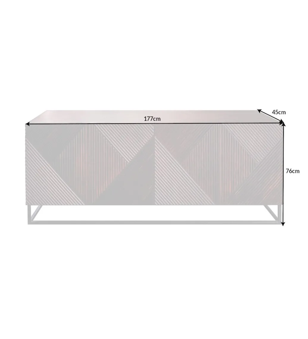 Komoda KAREN Creativo 177 cm drewno mango*Invicta Interior Discount