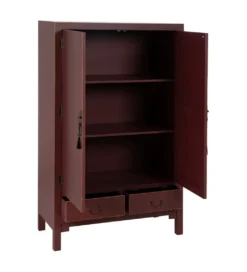 Komoda KOKOSIN 100 cm bordowy*Zona-Design Online