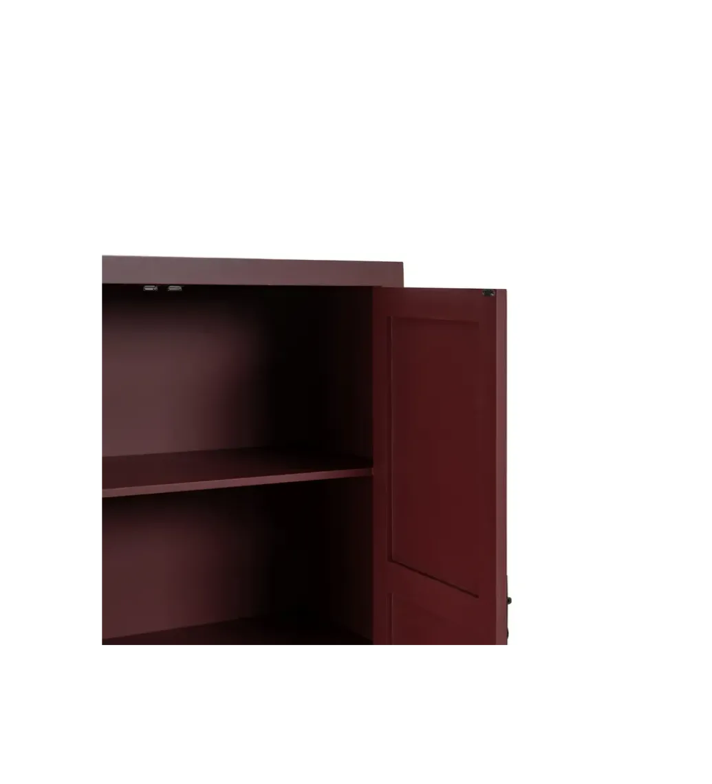 Komoda KOKOSIN 100 cm bordowy*Zona-Design Online