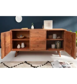 Komoda Komodo Mystic Living 145 cm drewno akacja*Invicta Interior Hot