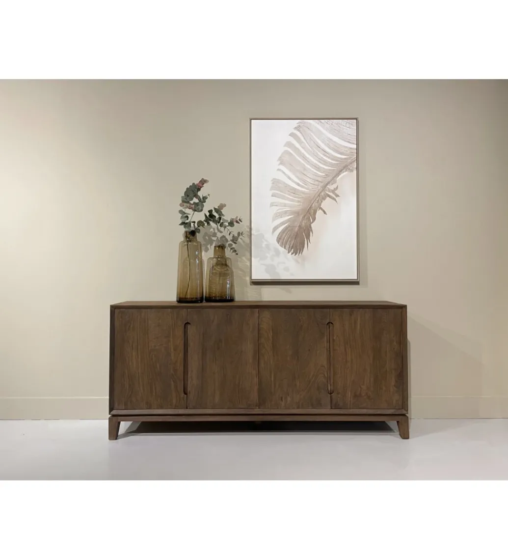 Komoda KORTE 190 cm drewno mango brąz*LF-Design Sale