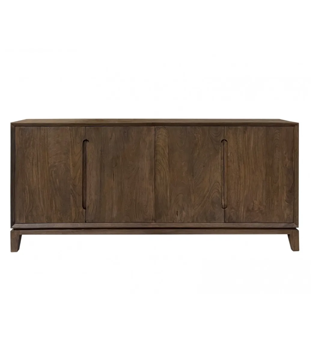 Komoda KORTE 190 cm drewno mango brąz*LF-Design Sale