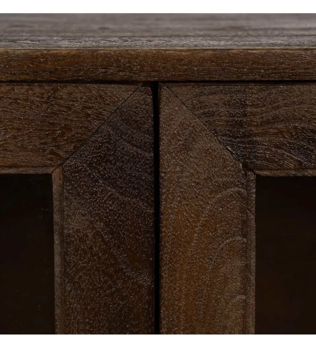 Komoda KOST 80 cm drewno mango brązowy*Zona-Design