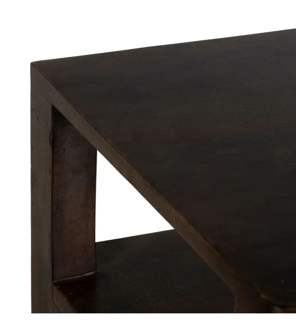 Komoda KURT 120 cm drewno mango ciemny brąz*Zona-Design Sale