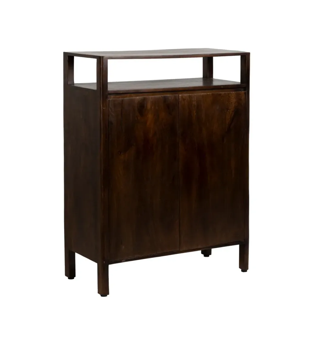 Komoda KURT 120 cm drewno mango ciemny brąz*Zona-Design Sale