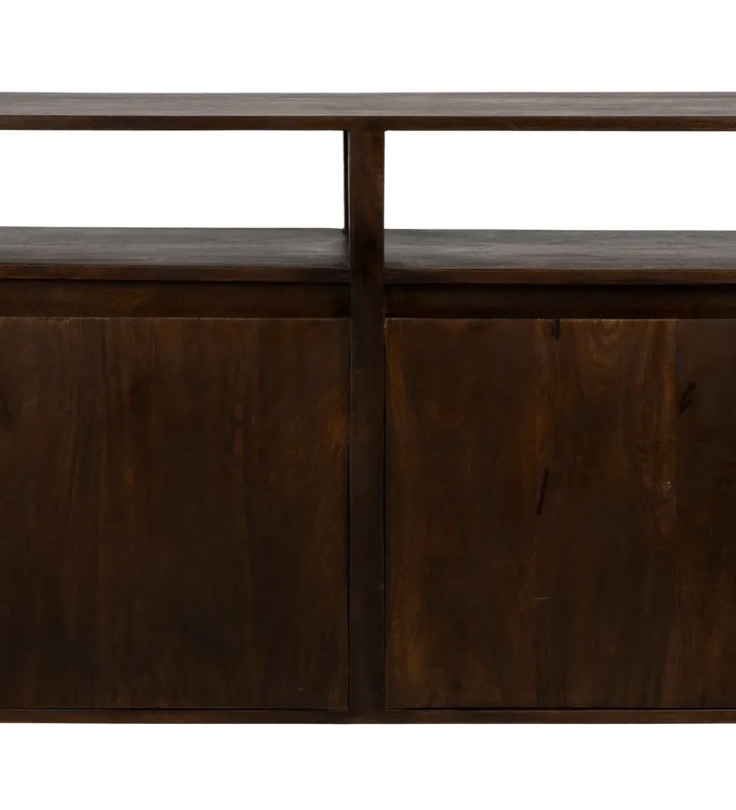 Komoda KURT 190 cm drewno mango ciemny brąz*Zona-Design Discount