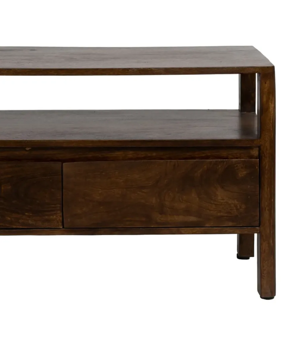 Komoda KURT 97 cm drewno mango ciemny brąz*Zona-Design Hot