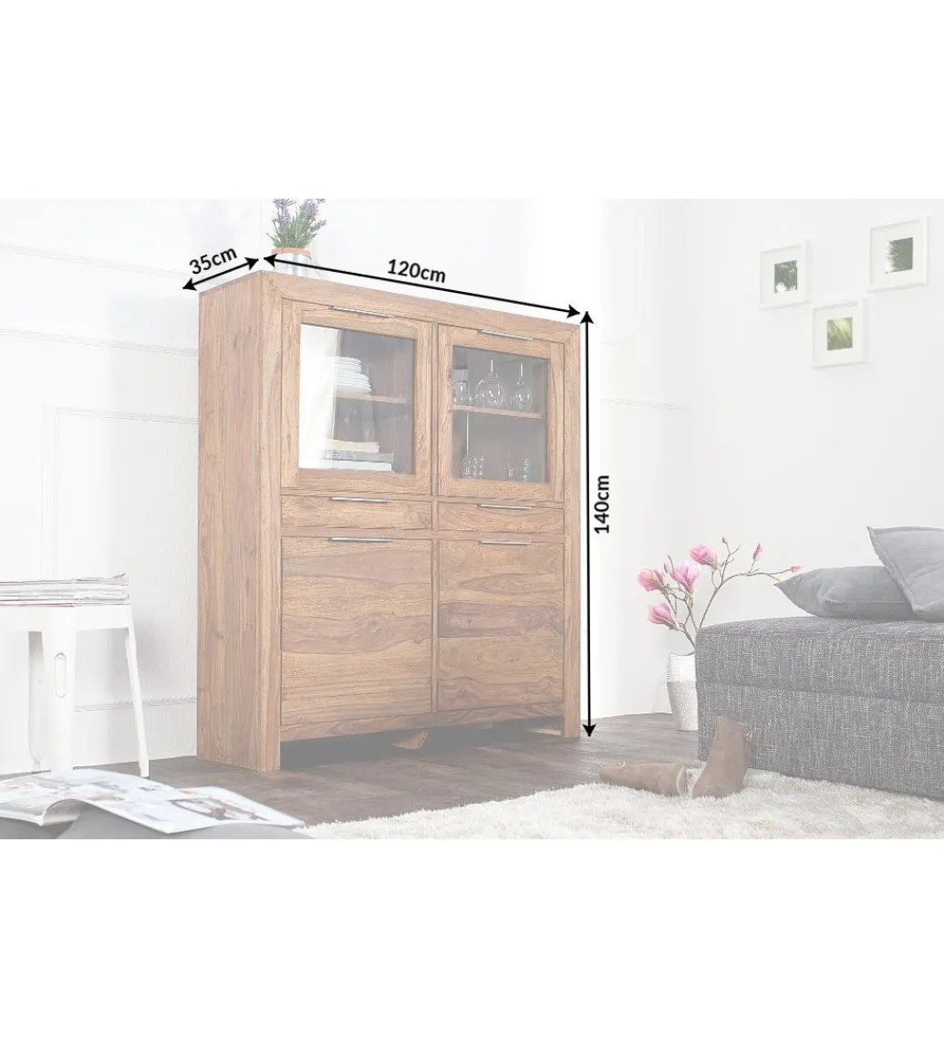 Komoda Lagos 120 cm drewno sheesham*Invicta Interior Hot