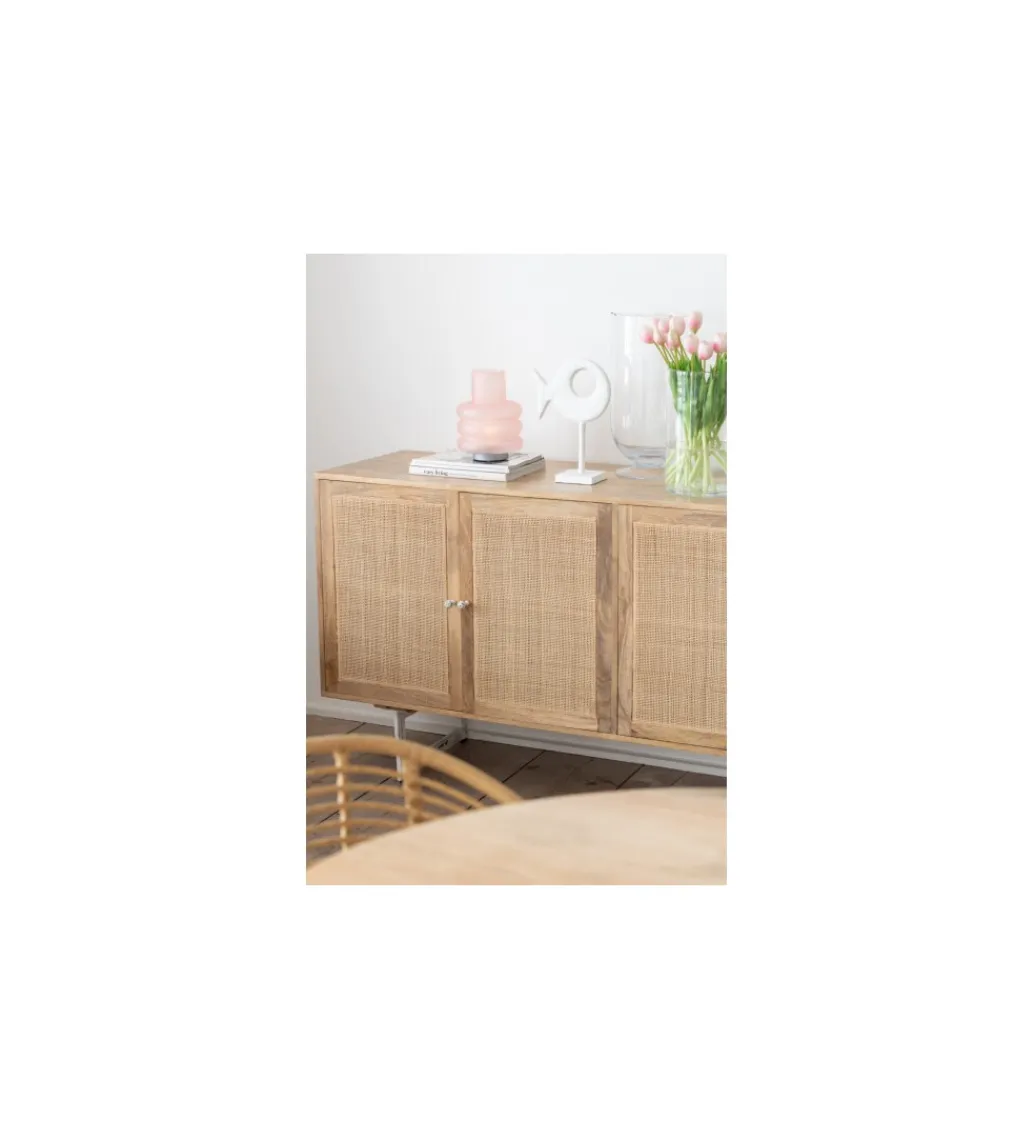 Komoda LAOS 170 cm z drewna mango naturalna*J-Line Online