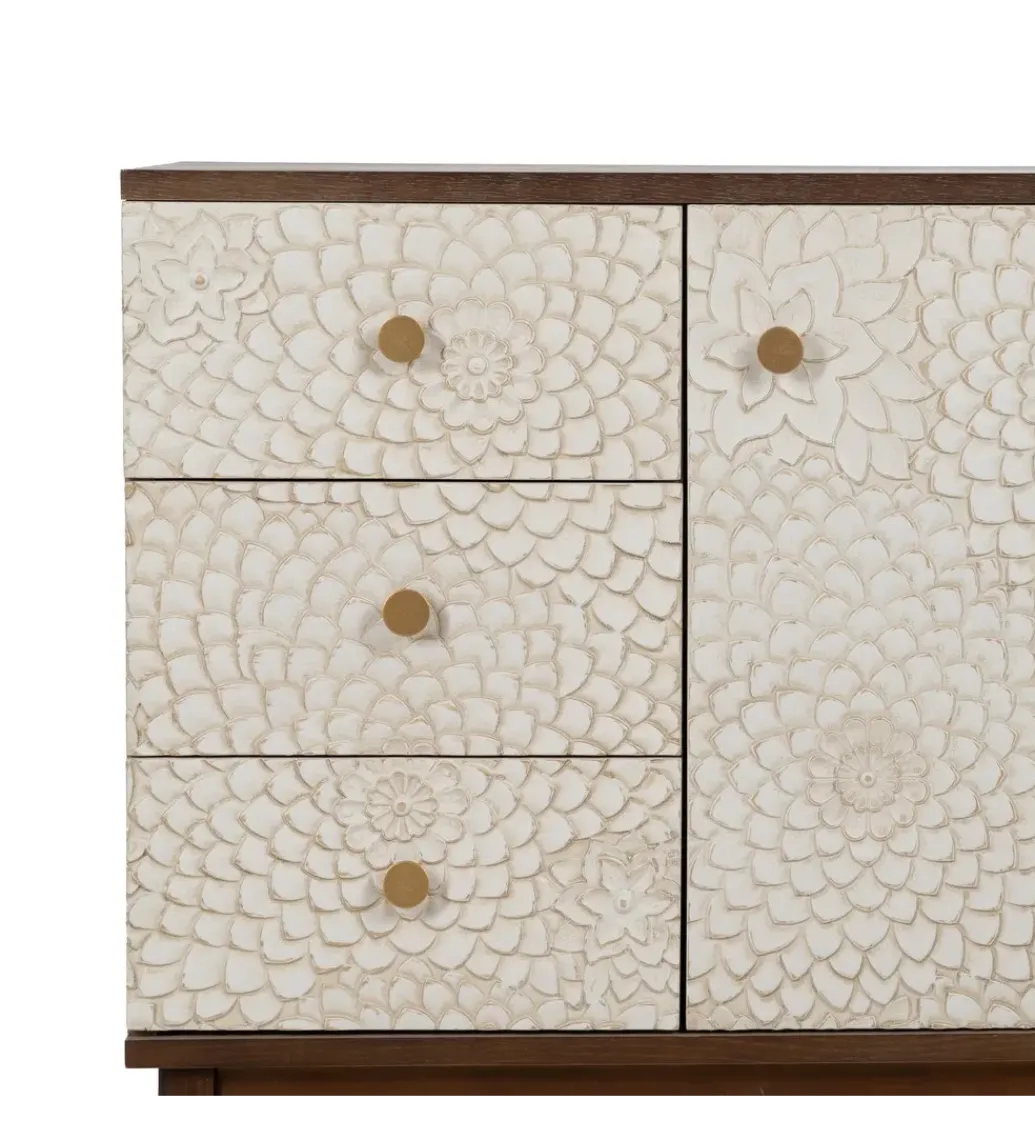 Komoda LAPUNA 80 cm drewno sosnowe*Zona-Design Outlet