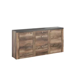 Komoda LARONA 176 Cm O Wybarwieniu Satin Nussbaum z kolorem Touchwood*Helvetia Online