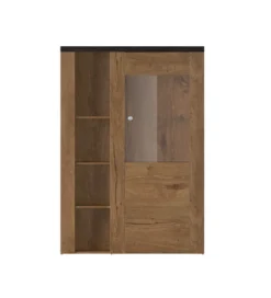 Komoda LARONA 100 cm o wybarwieniu dąb lefkas z kolorem touchwood*Helvetia New
