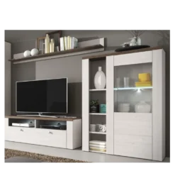 Komoda LARONA 100 cm o wybarwieniu Sonoma Trufel z kolorem Sibiu Larche*Helvetia Discount